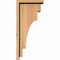 Ekena Millwork Mediterranean Smooth Corbel w/Backplate, Western Red Cedar, 5 1/2"W x 10"D x 22"H COR06X10X22MED01SWR - alternate 3